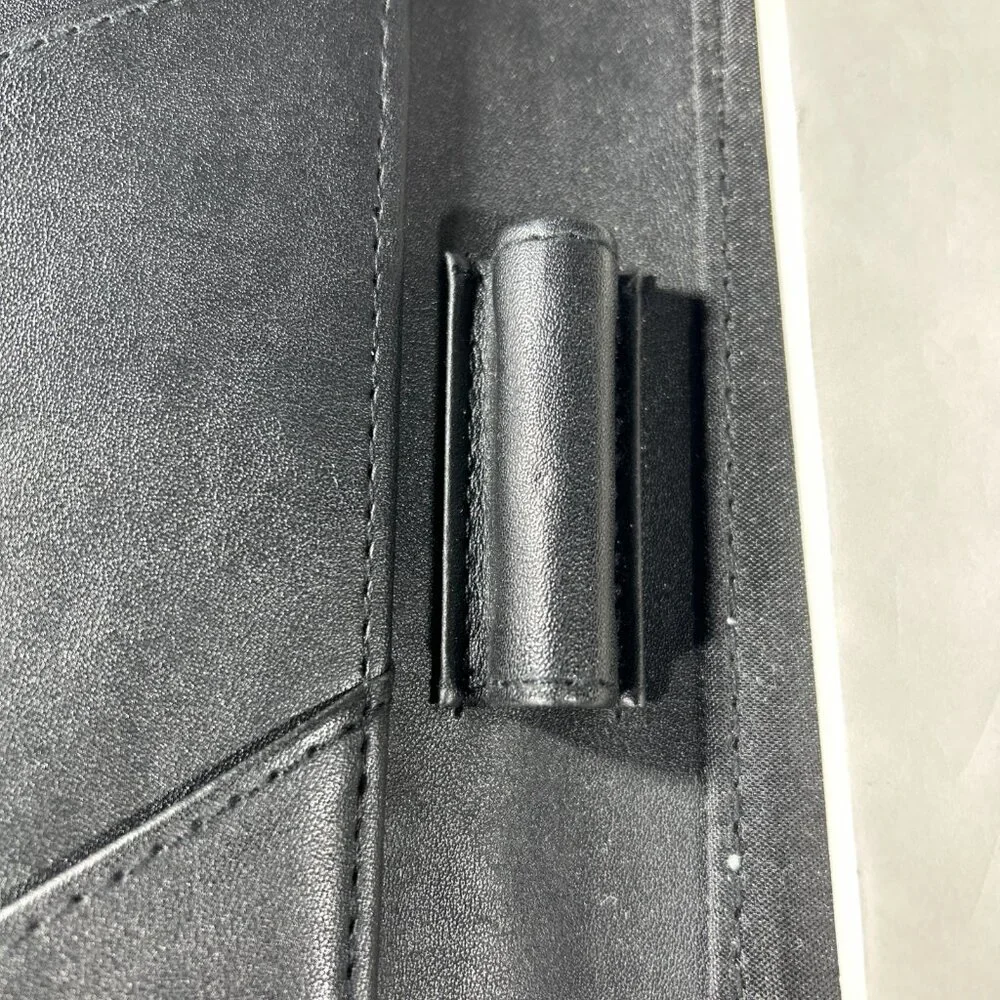 Raytheon Synergy of One Leather Case with Notepad Journal Page Size 8 x 5 BLACK